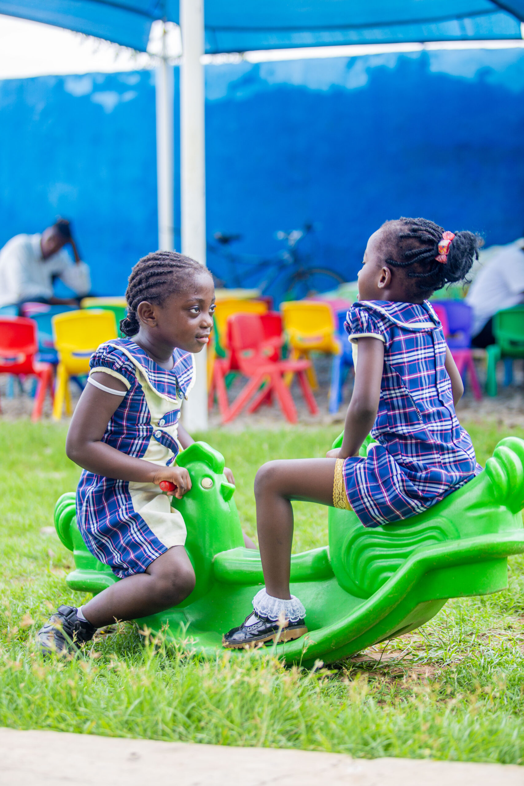 Children outdoor Storyville Tamale Ghana