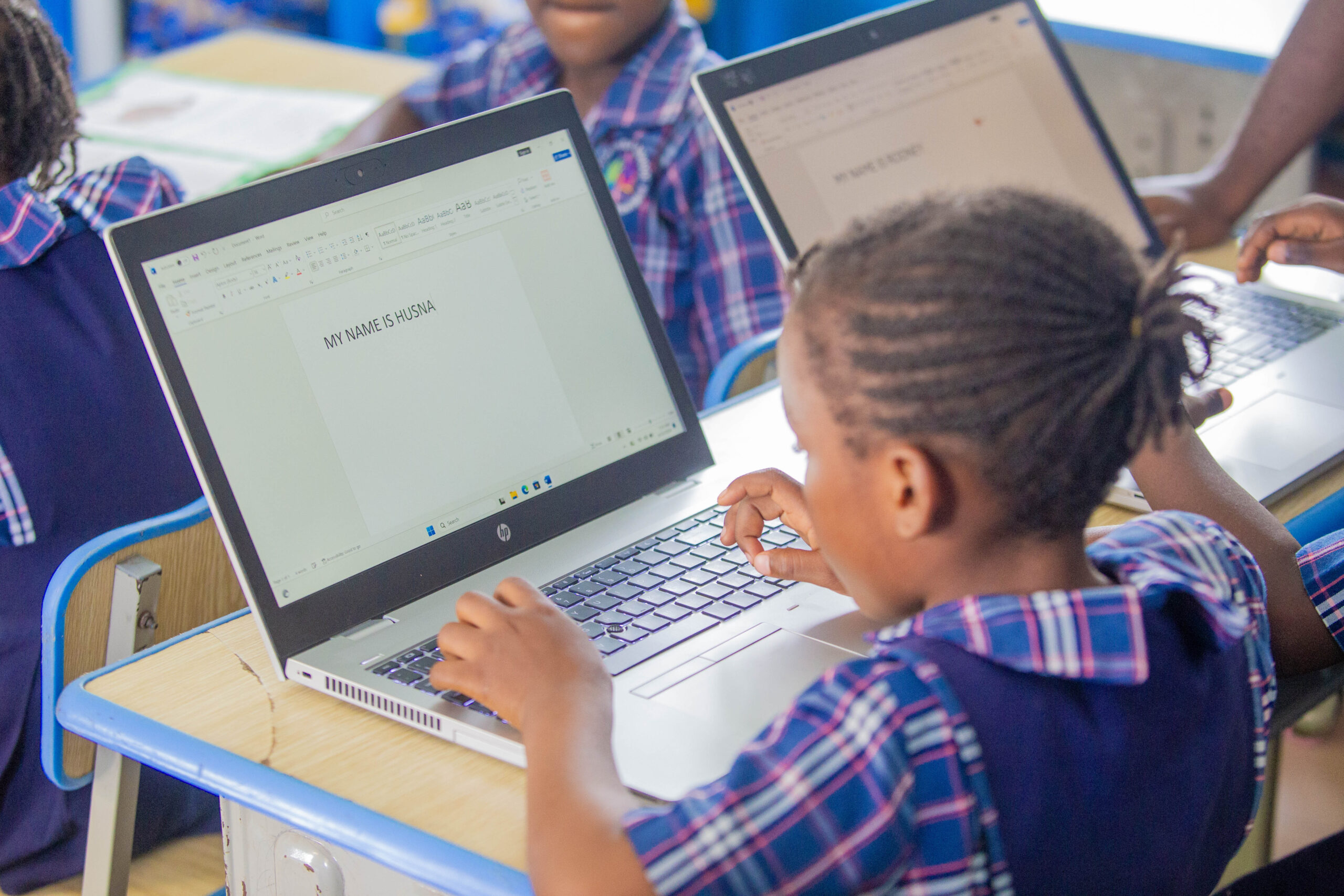 Primary student learning Storyville Tamale